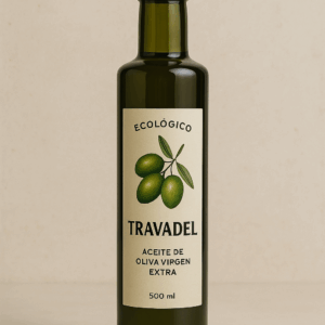 ACEITE ECO TRAVADEL ECOLÓGICO VIRGEN EXTRA (500 ml)
